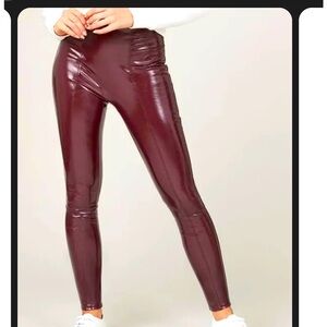 SPANX Women's Faux Leather Leggings NWT